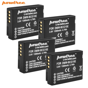 

Powtree 1300mAh Rechargeable Batteries for Panasonic Lumix DMW BCG10 BCG10E DMC-3D1 DMC-TZ7 DMC-TZ8 DMC-TZ10 DMC-TZ18 DMCTZ19