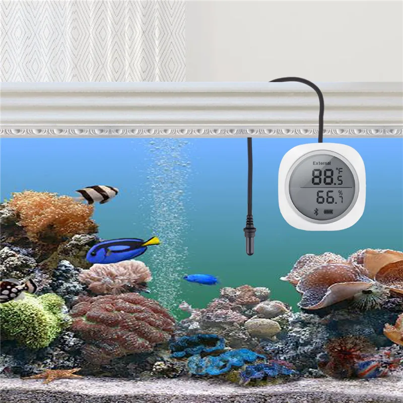 Inkbird IBS-TH1 Plus с зондом для аквариума, беспроводной Bluetooth термометр и гигрометр для Android и IOS телефона, используемый для аквариума