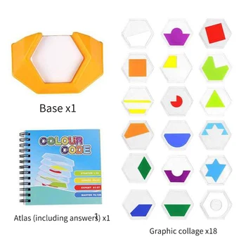 

Games For Kids Figure Cognition Preschool Logic Jigsaws Safe Kindergarten Color Code Skills Gift Learning Educational Toy Pet