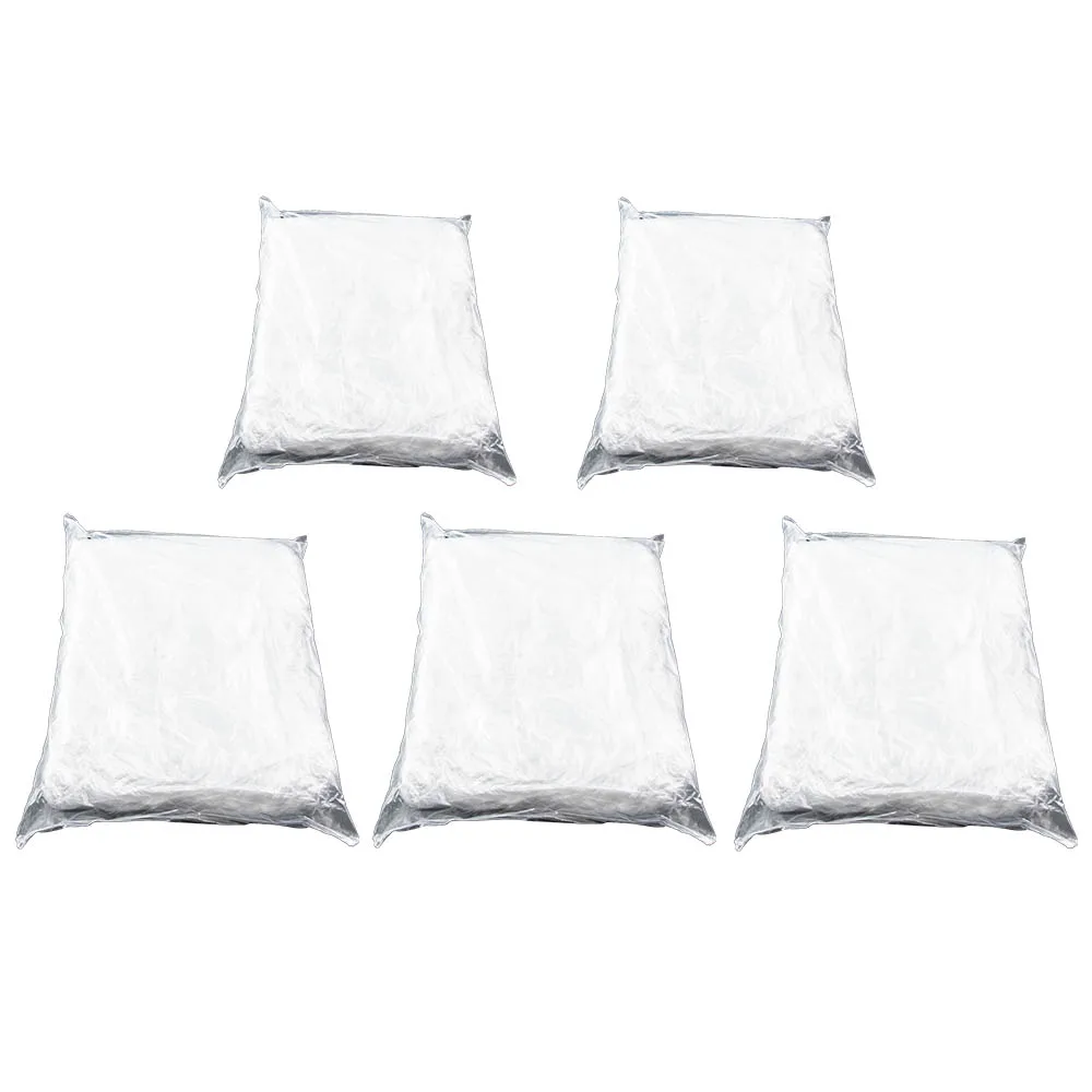 

5pcs Universal Clear Plastic Disposable Car Cover Temporary Rain Dust Garage