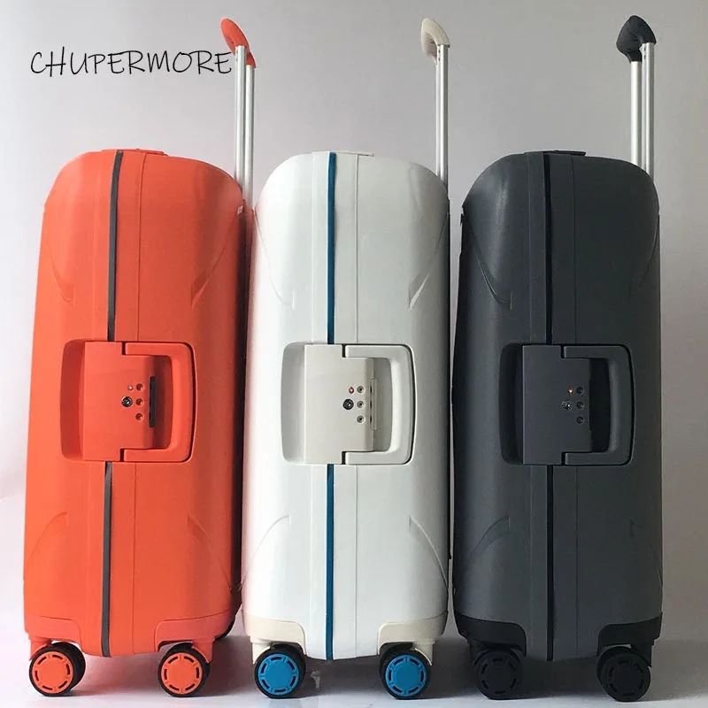US $106.83 Chupermore Scratch PP Rolling Luggage Spinner 28 Inch High Capacity Women Suitcase Wheels 20 Inch Carry Ons Travel Bags Trolley