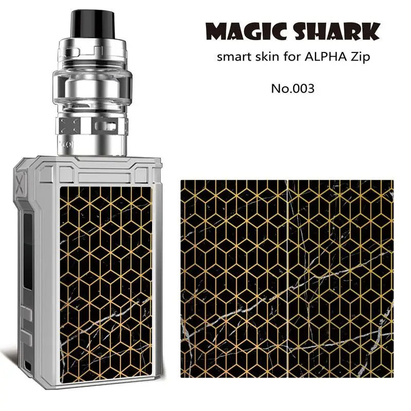 Волшебная Акула череп Счастливого Рождества защитная пленка Vape полная пленка для Alpha на молнии чехол наклейка кожи для Voopoo Alpha на молнии - Цвет: 003