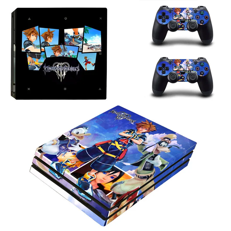 Kingdom Hearts 3 PS4 Pro стикер s Play station 4 Pro виниловые наклейки на кожу Pegatinas для playstation 4 Pro консоль и контроллер