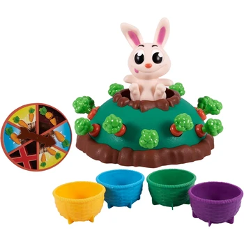 

Pulling Radish Toys, Creative Fun Table Game Tricky Toys Rabbit and Radish Toys