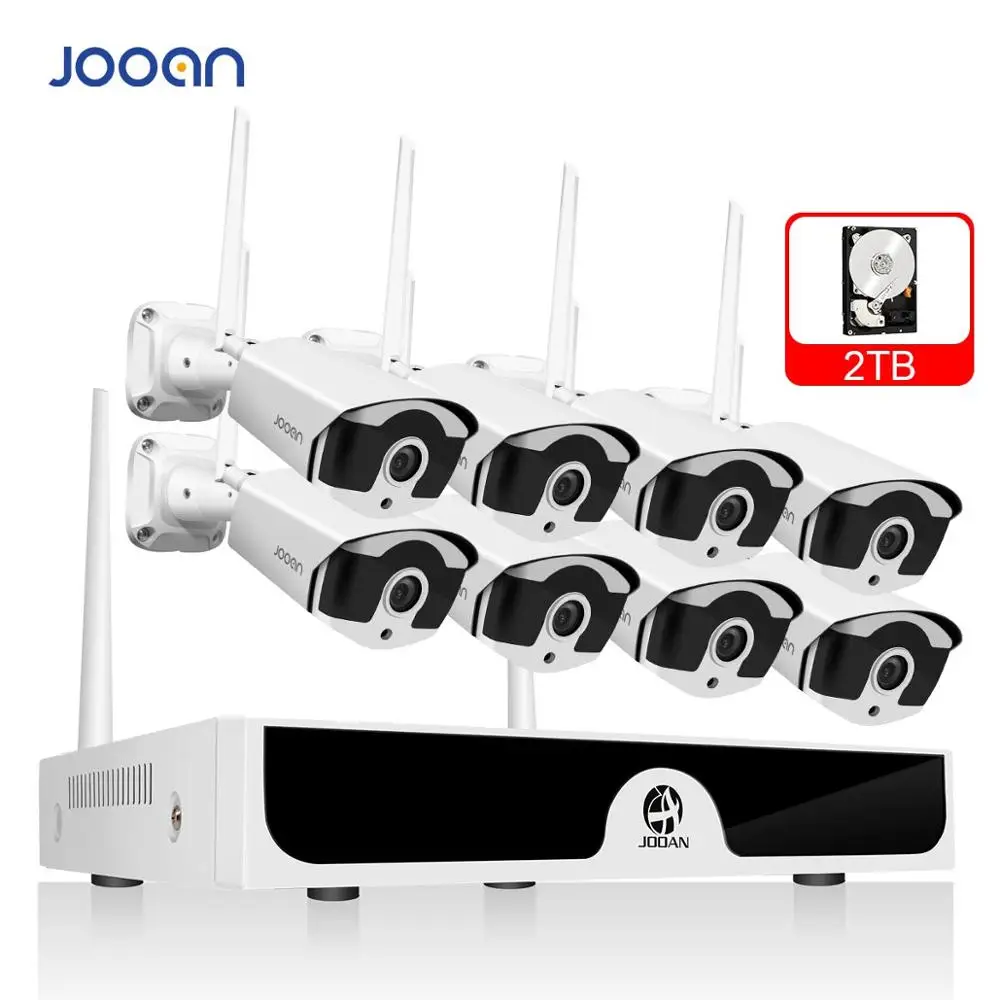 8CH CCTV система P2P беспроводная NVR HD 2.0MP с жестким диском инфракрасная