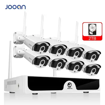 

8CH CCTV System P2P Wireless NVR HD 2.0MP With Hard DiskOutdoor Infrared Waterproof Wifi Security Camera System Surveillance Kit