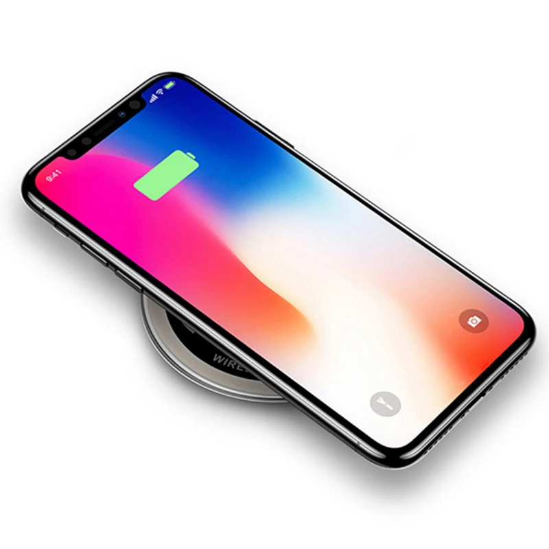 Настольное встроенное Qi Беспроводное зарядное устройство для Iphone 8 X samsung S6 Edge Plus Note 5 Nexus