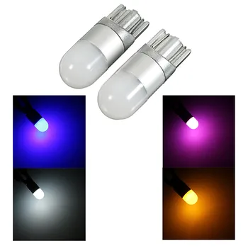 

2pcs 6000K White Light Led Wedge Bulb 3030 1SMD Auto Dome Reading Parking Lights Sidemarker Sidelight Lamp Bulbs