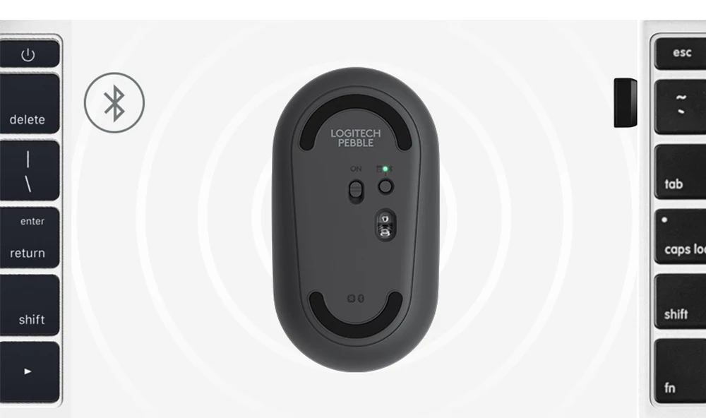 Оригинальная Беспроводная мини-мышь с Bluetooth от компании logitech Pebble, тонкая, 1000 dpi, 100g, высокоточная, оптическая, отслеживающая, Unifying, цветная мышь