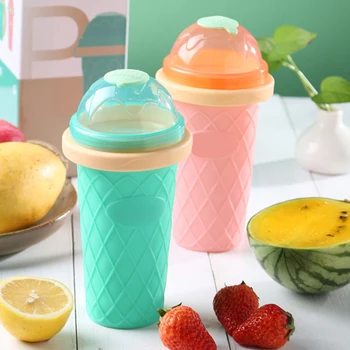 

Easy Homemade Smoothie Cup Pinch DIY Cooling Maker Durable Silicone Bottle for Home Camping Summer Essential HFing
