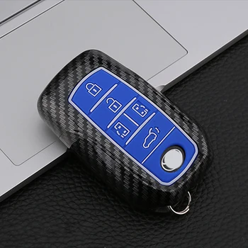 

Carbon fiber Silicone Car key Cover Case For Toyota Alphard Vellfire 30 Previa 2015 2016 2017 2018 2019 Remote Key Protect Shell