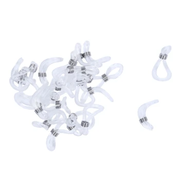 

25 PCS Rubber Ring Strap Eyelets for Transparent Glasses Band Rope 20 x 4 mm