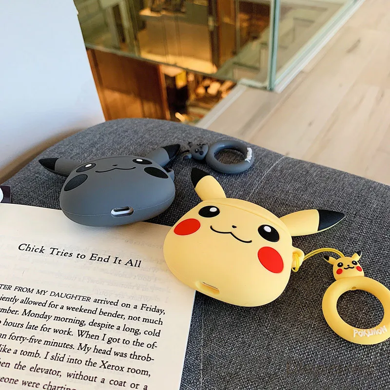 Милый мультяшный чехол для Apple Airpods, забавная защитная крышка, Bluetooth, чехол для наушников, модный силиконовый чехол, сумки для наушников