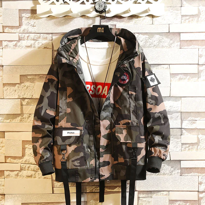 Autumn Spring New Brand Men's Jacket Overalls Hoody Baggy Man College Jacket Camouflage Black Casual Jacket Mens M-4XL,ZA256 Autumn Spring New Brand Men's Jacket Overalls Hoody Baggy Man College Jacket Camouflage Black Casual Jacket Mens M-4XL,ZA256