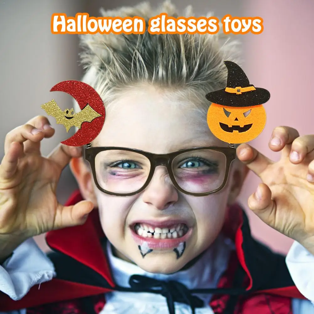 Хэллоуин забавные очки в виде тыквы рамка творческая личность детские игрушечные очки вечерние украшения для костюм для Хеллоуина
