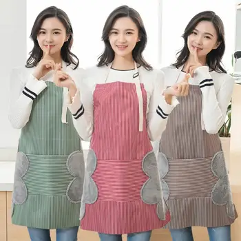 

Waterproof Oil Cooking Apron Chef Aprons for Women Men Kitchen Bib Apron Dishwashing Cleaning Apron 3 Colors