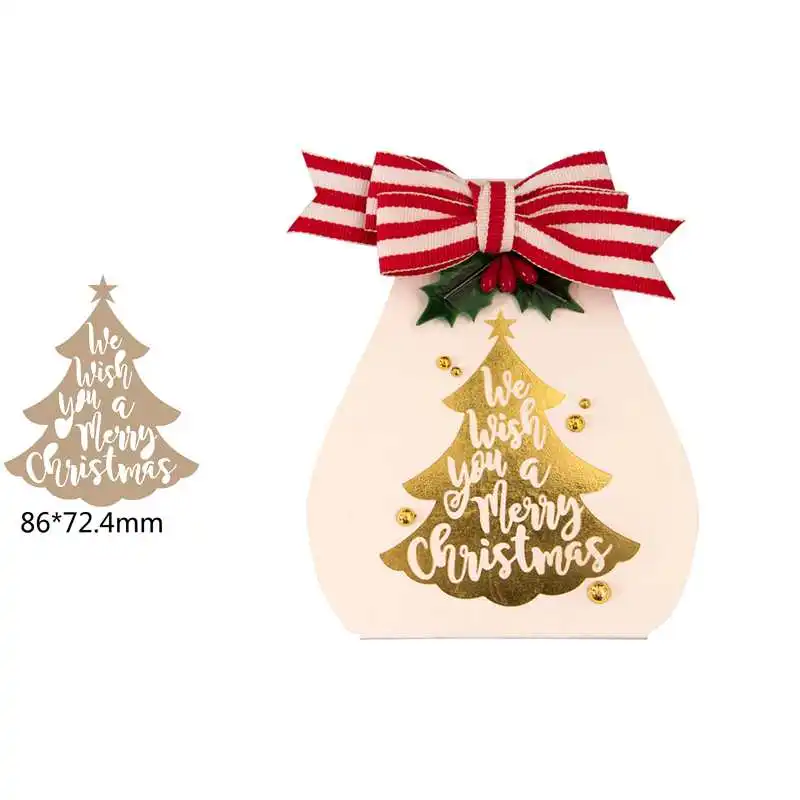 4 Горячая фольга проблеск Merry Christmas Tree Снеговики фраз для DIY Скрапбукинг тиснение бумажные открытки ремесла - Цвет: 4