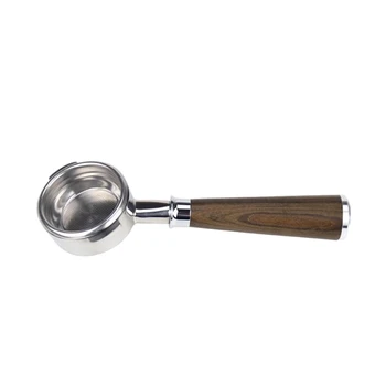 

Stainless Steel Espresso Coffee Machine Handle 5XMM Bottomless Filter Holder Bottomless