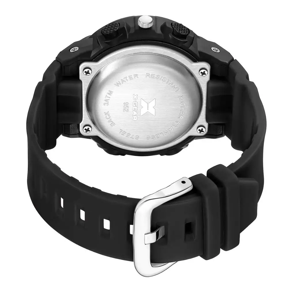 X-GEAR, женские часы, водонепроницаемые, розовое золото, спортивные часы, для девушек, 952, часы, повседневные, розовые, для девушек, часы, для женщин, кварцевые, цифровые часы, светодиодный