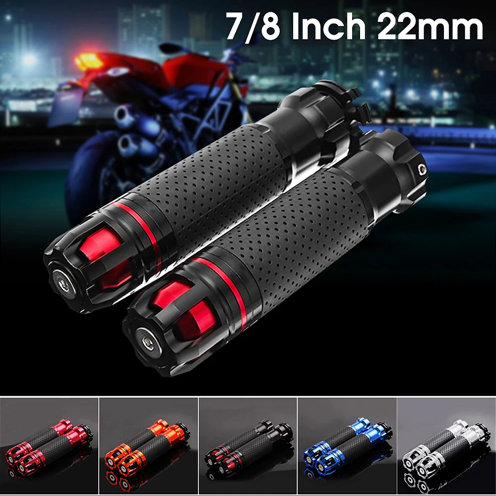 

Universal 2Pcs 22mm 7/8" Motorcycle Refit Parts Grip Throttle Aluminum Alloy Rotatable Handlebar CNC Motorcycle