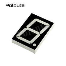 Polouta – Tube numérique à affichage LED, 2.3 pouces, éclairage à 7 segments, 1 Bit, livraison gratuite