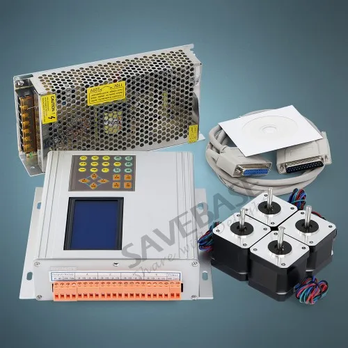 4-осевой контроллер TB6600 0-10A HB Nema17 шаговый двигатель 12 В блок питания для ЧПУ |