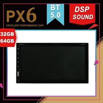 

Rockchip PX6 Processor Android 9.0 Car Multimedia GPS For Universal 6.95inch DSP Sound Navigation Tape Recorder Radio