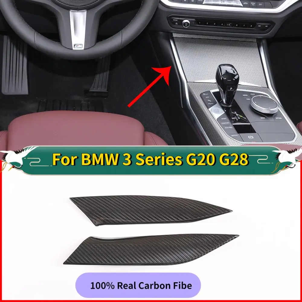 

Для BMW 3 серии G20 G28 20li 325li 2019 2020 100% Real Carbon Fibe Автомобильная центральная консоль декоративная отделка автомобильные аксессуары