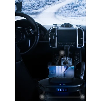 

Car Air Purifier Ozone Generator Negative Ion Generator Air Cleaner Air Humidifier Wireless Charging Phone Holder