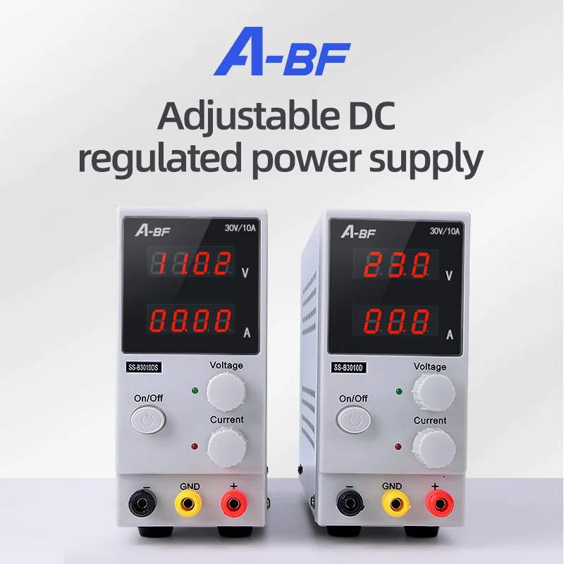 A-BF SS-B3010D/SS-B3010DS Регулируемый DC Стабилизированный импульсный источник питания 30V10A Высокая точность 4 Бит