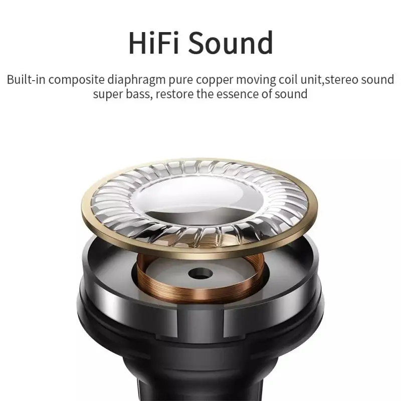 Essager J18 TWS Wireless Headphone Bluetooth Earphone Headset Noise Canceling Portable Audio Video Earbuds For Xiaomi Huawei