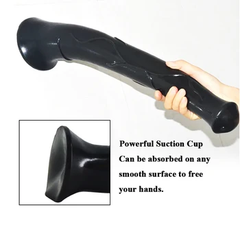 GEEBA Super Long Horse Dildos Realistic Animal Fake Penis Sex Toys For Adult Vaginal Expander Anus Dilator Erotic Toys For Women 4