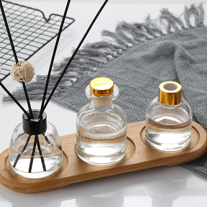 

10pcs 235ml Aroma Glass Bottle Rattan Fragrance Diffuser No Fire Perfume Bottle Scent Volatilization Glass Container Home Decor