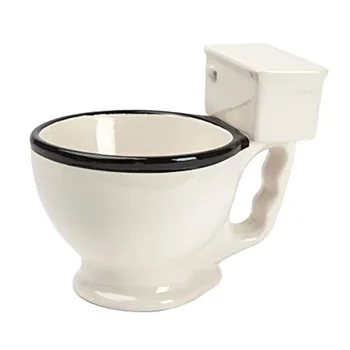 

Novelty Toilet Ceramic Mug With Handle 300ml Coffee Tea Milk Ice Cream Cup Funny For Gifts