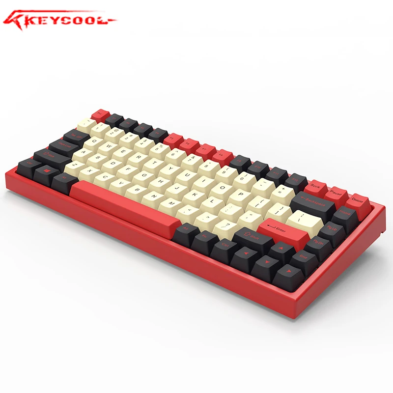 Механическая мини клавиатура keycool 84 клавиши игровая Kailh box Swith 80% колпачки клавиш