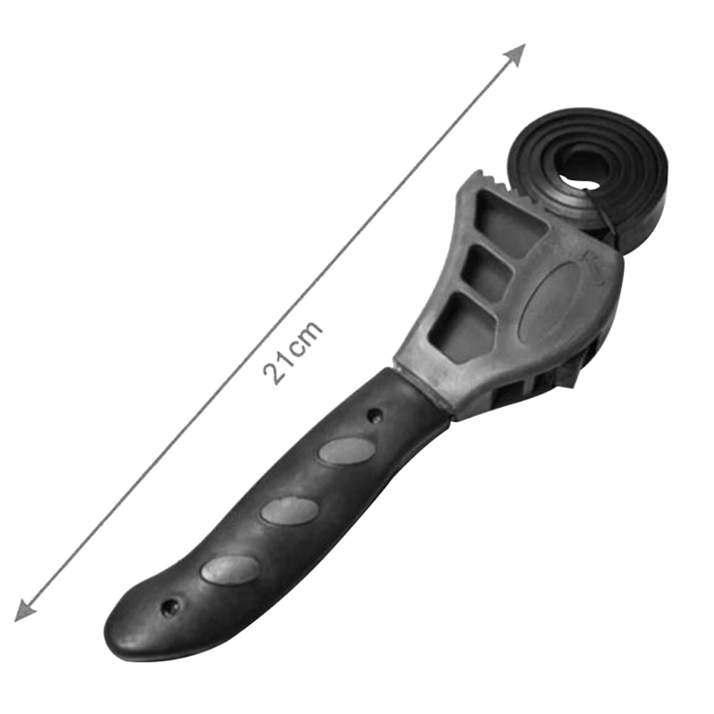 Гаечный ключ с резиновым ремешком 500 мм| |