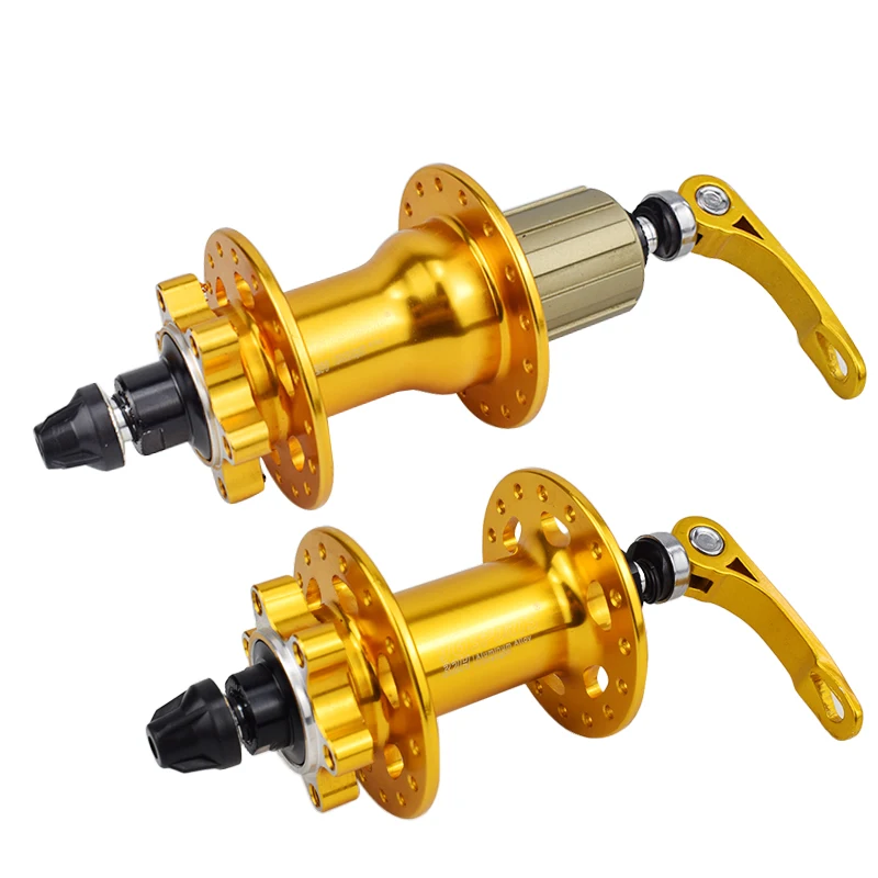 32H gold a pair VG спортивные оригинальные тормозные диски карта тормоза 4 Palin MTB втулка для горного велосипеда 120 кольцо Сверхлегкий подшипник велосипедные втулки 32 отверстия, 8, 9, 10, 11, 12 лет, S - Цвет: 32H gold a pair