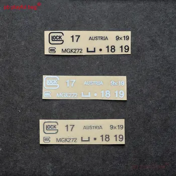 PB Playful Bag Outdoor CS sports gel ball gun Metal Sticker Jinming 10 M4 Lehui Dagger scar 416 P1 DIY toy accessories QG321