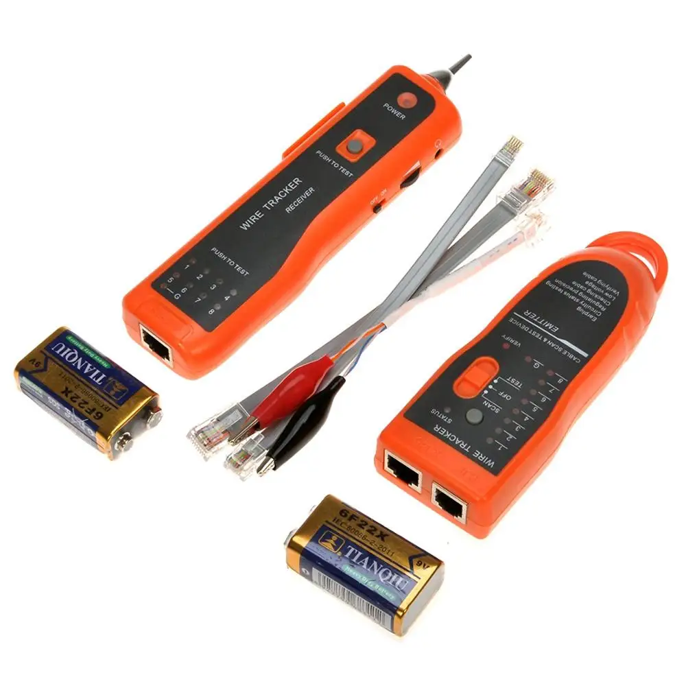 Ручной XQ-350 RJ45 RJ11 Cat5 Cat6 LAN Кабельный тестер телефонный провод трекер линия сетевой