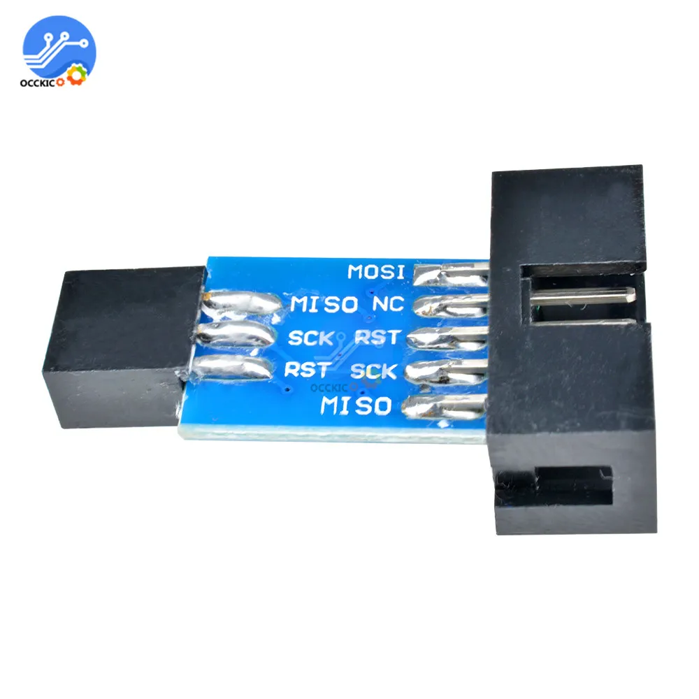 10 контактная стандартная 6 плата адаптера + USBASP USBISP AVR программатор USB ATMEGA8 ATMEGA128