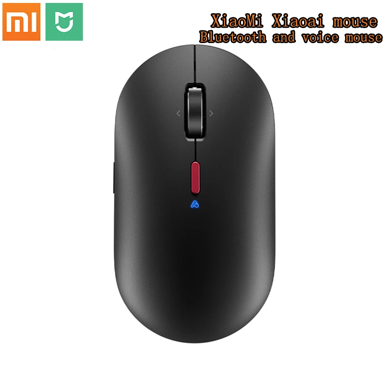 Мышь Xiaomi Xiaoai mijia Senza Fili di Bluetooth 5 0 USB мышь Ricaricabile 2.4Gh AI вход Vocale trauzione | Компьютеры и