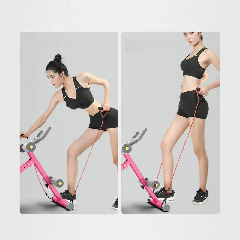 US $119.69 4 in 1 Abdominal Fitness Device with LCD Display Core amp AB Trainers Thin Belly Workout Machine