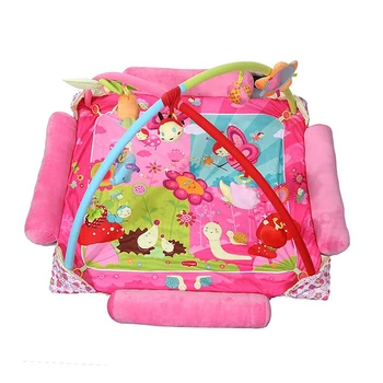 

Cushion of the Baby Musical Toy Game Gymnastics Activity with Princess Style of Cartoons and Flower Pattern