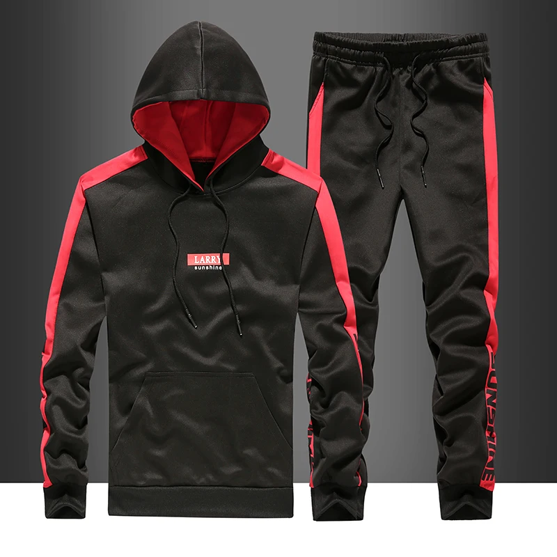 Мужские зимние костюмы, роскошные толстовки с капюшоном, штаны с ...