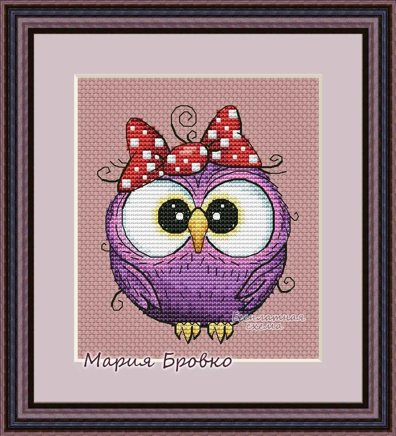 

HH Mouse avatar Counted Cross Stitch Kit Cross stitch RS cotton with cross stitch Sister Owl
