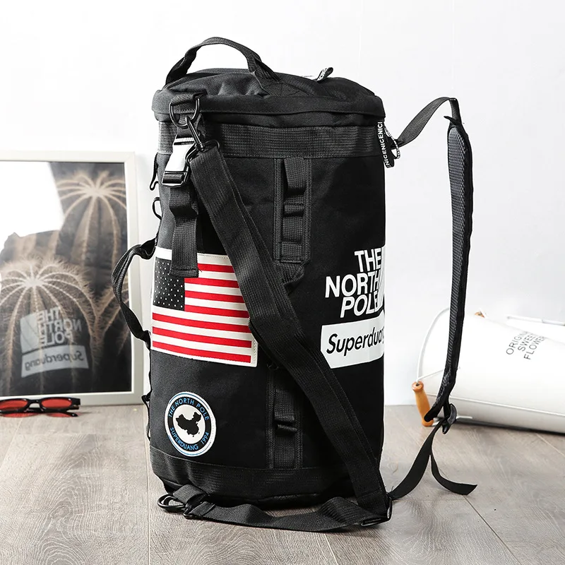 

Trendy brand large capacity outdoor travel luggage collides with street youth fashion backpack