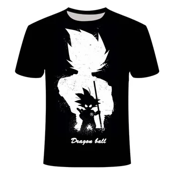 

Manga Dragon Ball z Super Saiyan Son Goku Anime Summer 3D Printing Latest Fashion T-shirt Top Men/Boys Cartoon Casual T-shirt