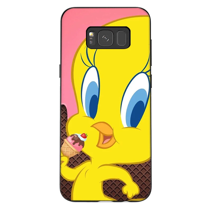 B1 Мобильный чехол для телефона из термополиуретана для samsung Galaxy A50 A70 A10 A30 A40 A3 A5 A6 A7 A8 A9 J6 Защитная крышка с принтом птичка Твити Piolin - Цвет: B1