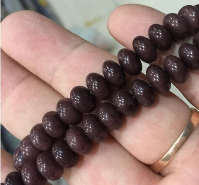 818 Новинка 5x8 мм натуральный гранат цвет Abacus Свободные бусины 15"