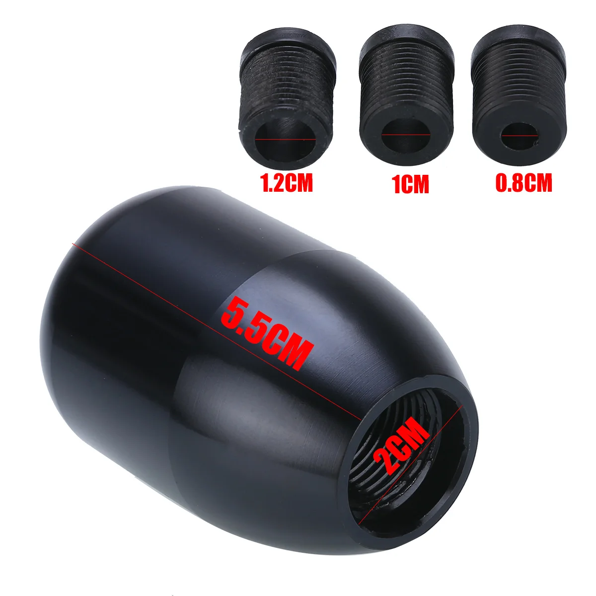 Mayitr 1pc Universal 6 Speed Aluminum Alloy Gearstick M10x1.5 Car Gear Shift Head Knob For Honda Acura RSX Civic